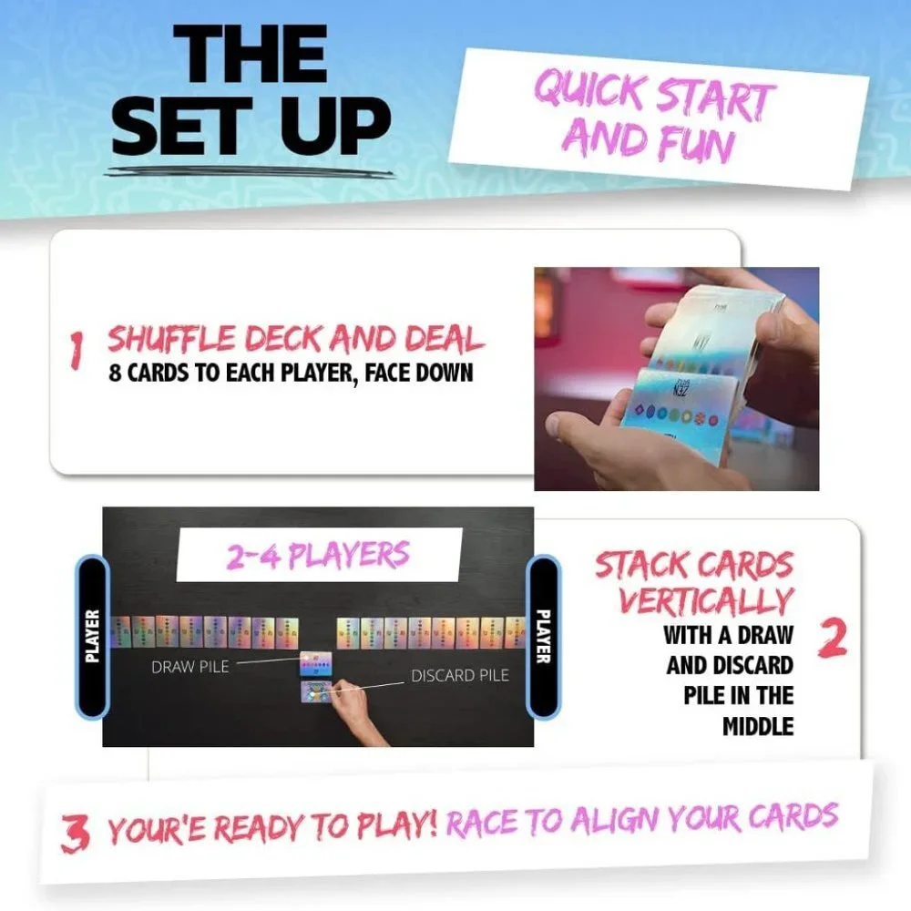 Zen Battle Card Game - Multi-color Cardstock Tabletop Game for 8-98 Years